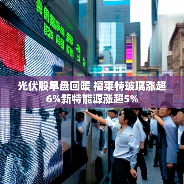 光伏股早盘回暖 福莱特玻璃涨超6%新特能源涨超5%