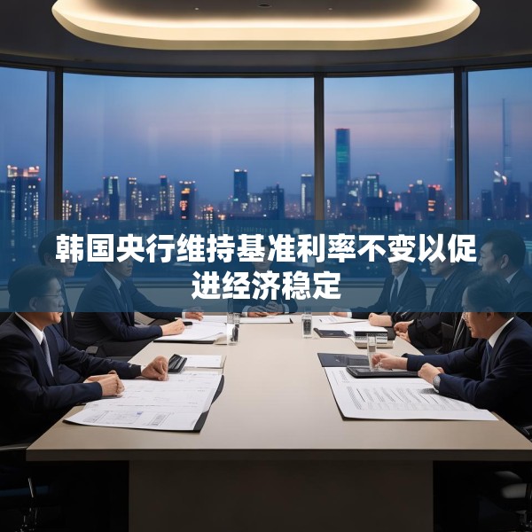 韩国央行维持基准利率不变以促进经济稳定