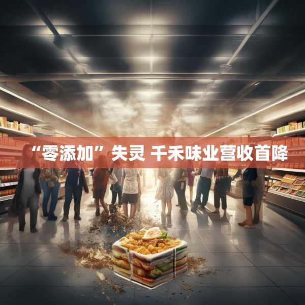 “零添加”失灵 千禾味业营收首降