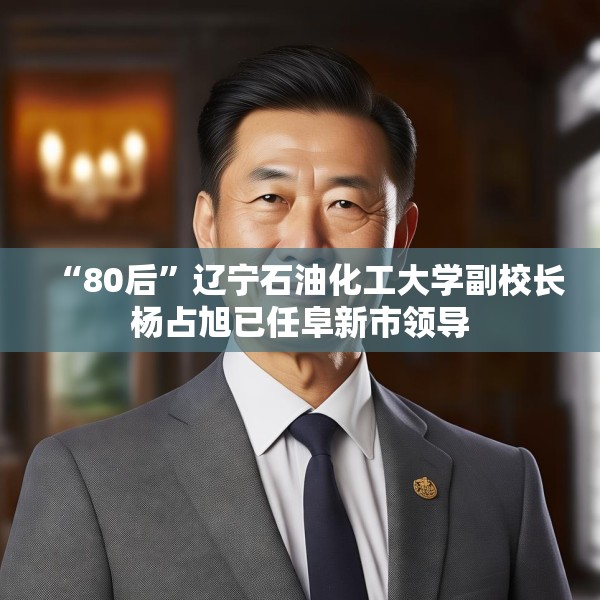 “80后”辽宁石油化工大学副校长杨占旭已任阜新市领导