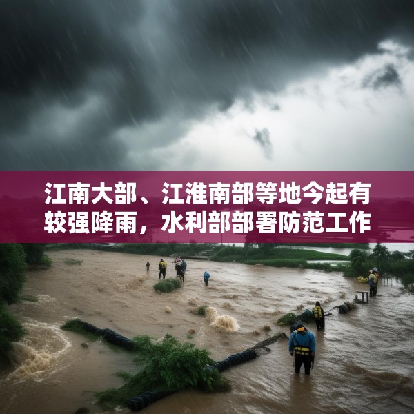 江南大部、江淮南部等地今起有较强降雨，水利部部署防范工作