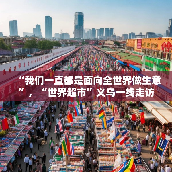 “我们一直都是面向全世界做生意”，“世界超市”义乌一线走访见闻