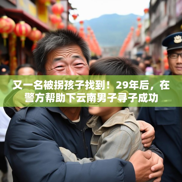 又一名被拐孩子找到！29年后，在警方帮助下云南男子寻子成功