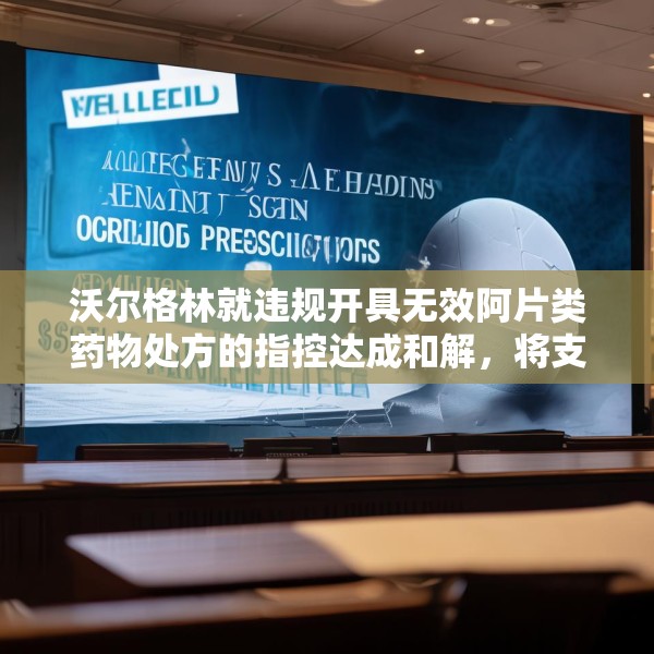 沃尔格林就违规开具无效阿片类药物处方的指控达成和解，将支付 3 亿美元