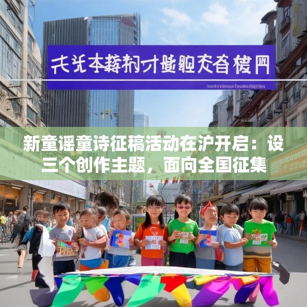 新童谣童诗征稿活动在沪开启：设三个创作主题，面向全国征集