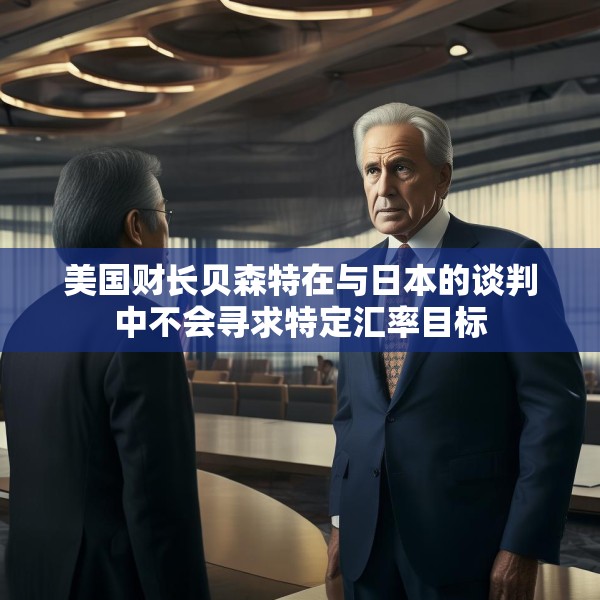美国财长贝森特在与日本的谈判中不会寻求特定汇率目标