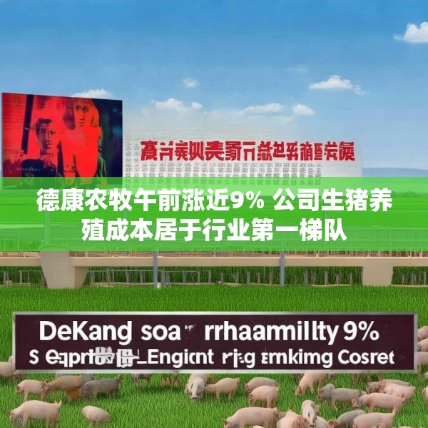 德康农牧午前涨近9% 公司生猪养殖成本居于行业第一梯队