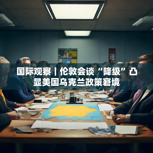 国际观察｜伦敦会谈“降级”凸显美国乌克兰政策窘境