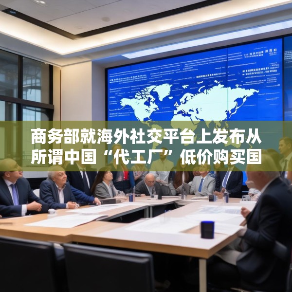 商务部就海外社交平台上发布从所谓中国“代工厂”低价购买国际知名品牌事答问