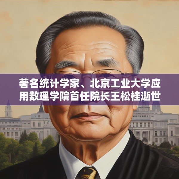 著名统计学家、北京工业大学应用数理学院首任院长王松桂逝世