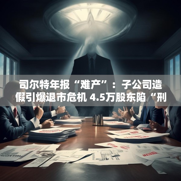 司尔特年报“难产”：子公司造假引爆退市危机 4.5万股东陷“刑事挂案+爆仓”双杀困局