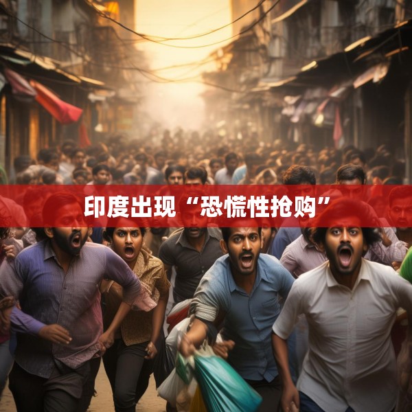 印度出现“恐慌性抢购”