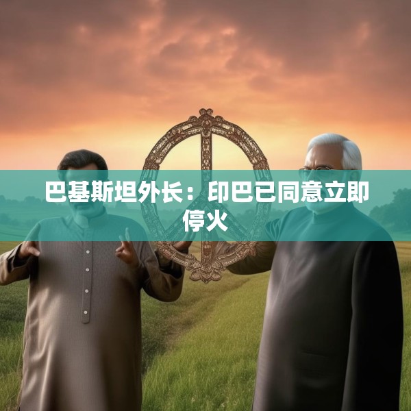 巴基斯坦外长：印巴已同意立即停火