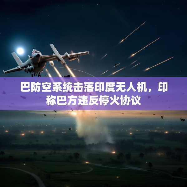 巴防空系统击落印度无人机，印称巴方违反停火协议