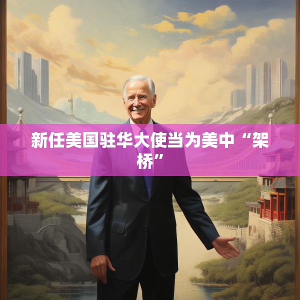 新任美国驻华大使当为美中“架桥”