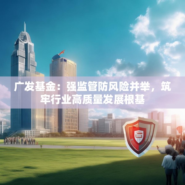 广发基金：强监管防风险并举，筑牢行业高质量发展根基
