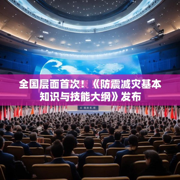 全国层面首次！《防震减灾基本知识与技能大纲》发布
