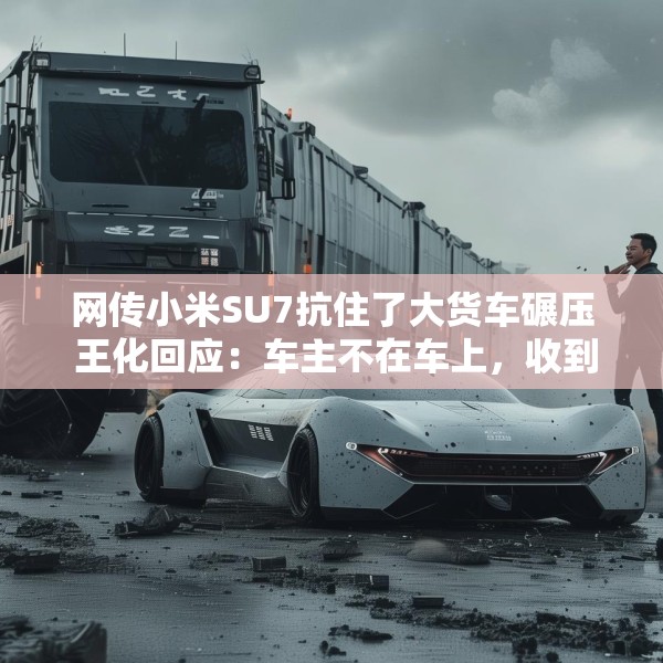 网传小米SU7抗住了大货车碾压 王化回应：车主不在车上，收到了报警及客服电话