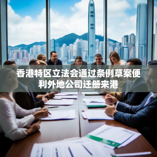 香港特区立法会通过条例草案便利外地公司迁册来港
