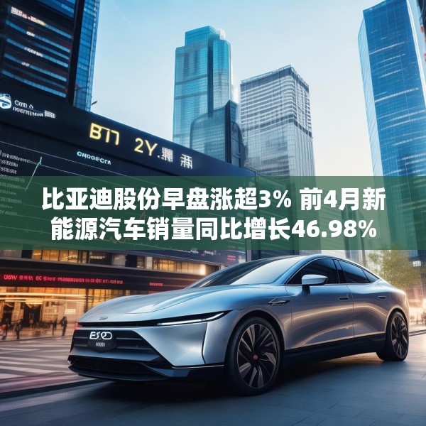 比亚迪股份早盘涨超3% 前4月新能源汽车销量同比增长46.98%