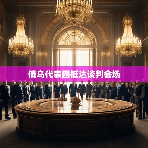 俄乌代表团抵达谈判会场