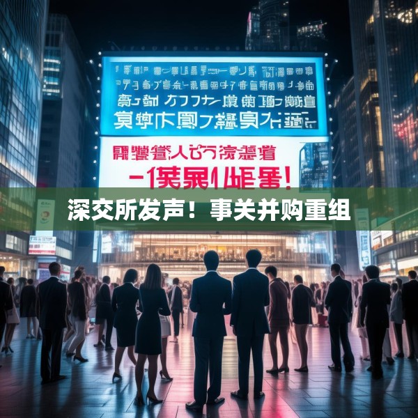 深交所发声！事关并购重组