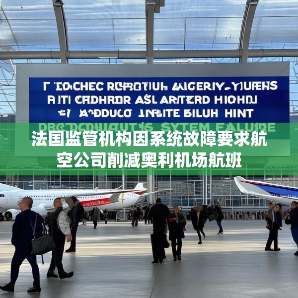 法国监管机构因系统故障要求航空公司削减奥利机场航班