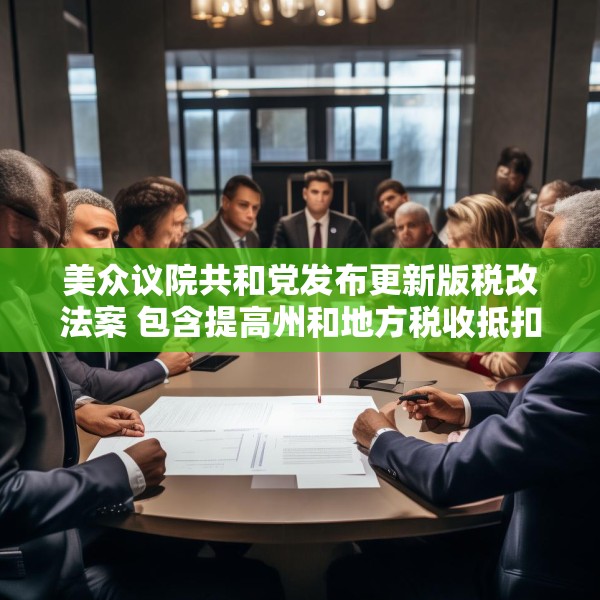 美众议院共和党发布更新版税改法案 包含提高州和地方税收抵扣上限