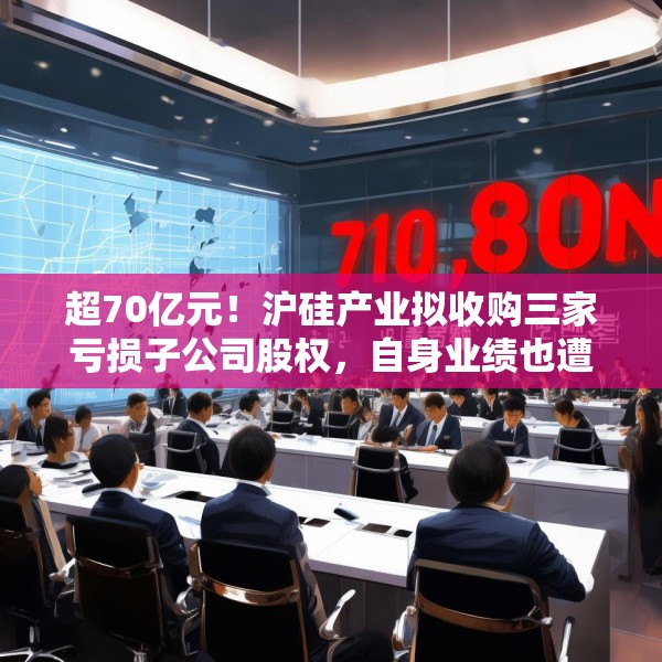 超70亿元！沪硅产业拟收购三家亏损子公司股权，自身业绩也遭“滑铁卢”