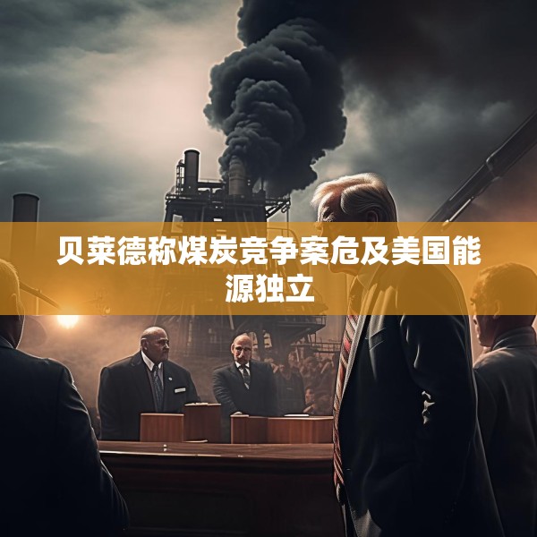 贝莱德称煤炭竞争案危及美国能源独立