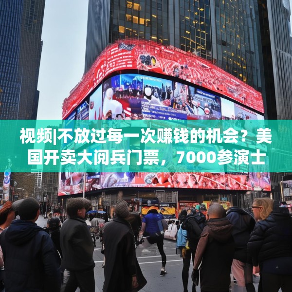 视频|不放过每一次赚钱的机会？美国开卖大阅兵门票，7000参演士兵一天只供一顿热餐