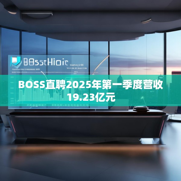 BOSS直聘2025年第一季度营收19.23亿元
