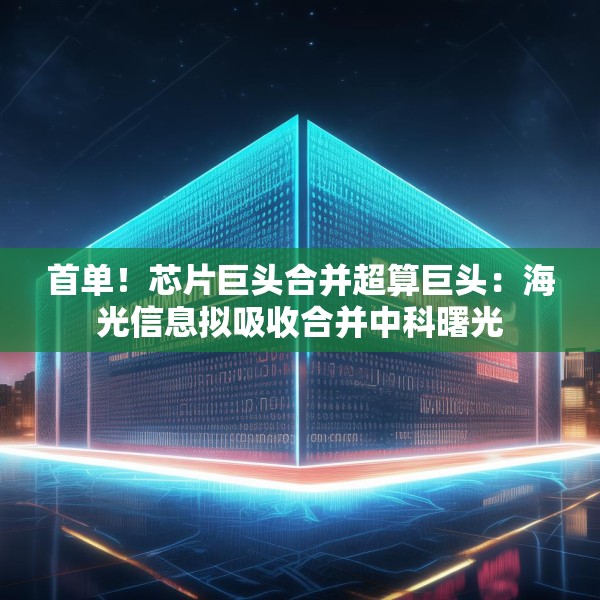 首单！芯片巨头合并超算巨头：海光信息拟吸收合并中科曙光