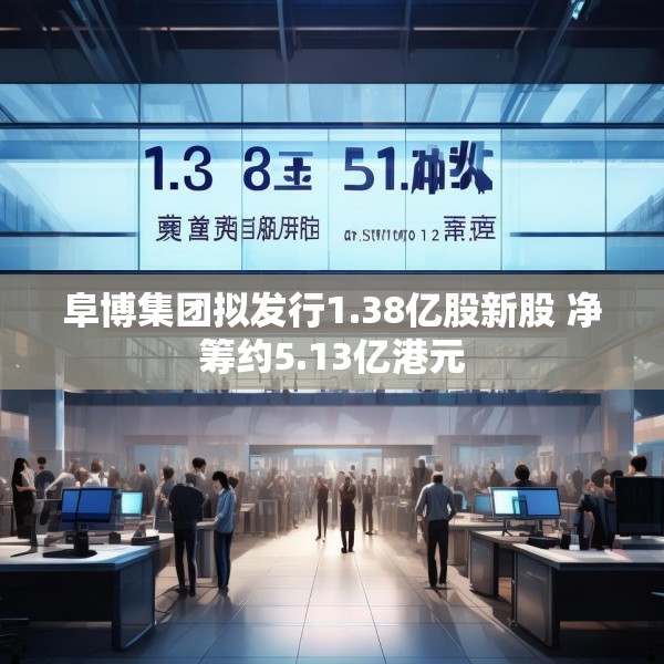阜博集团拟发行1.38亿股新股 净筹约5.13亿港元