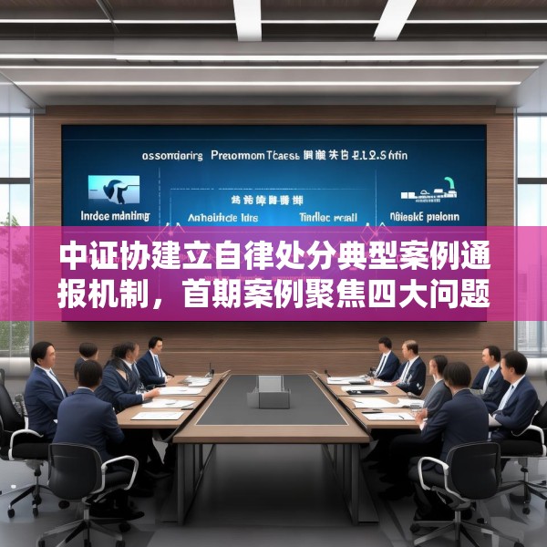 中证协建立自律处分典型案例通报机制，首期案例聚焦四大问题