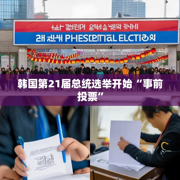 韩国第21届总统选举开始“事前投票”