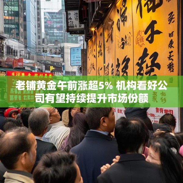 老铺黄金午前涨超5% 机构看好公司有望持续提升市场份额