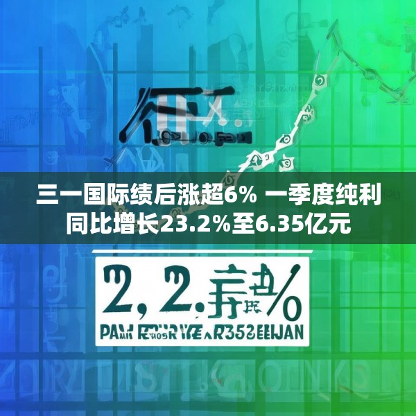 三一国际绩后涨超6% 一季度纯利同比增长23.2%至6.35亿元