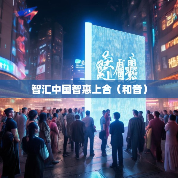 智汇中国智惠上合（和音）