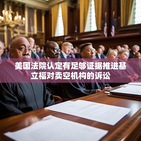 美国法院认定有足够证据推进基立福对卖空机构的诉讼