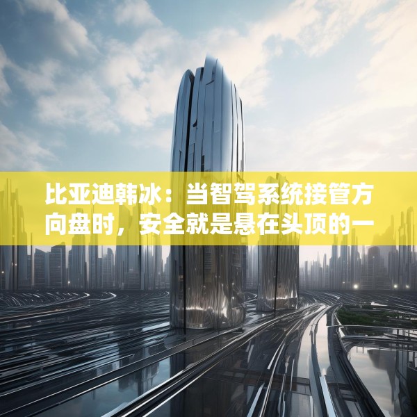 比亚迪韩冰：当智驾系统接管方向盘时，安全就是悬在头顶的一把剑