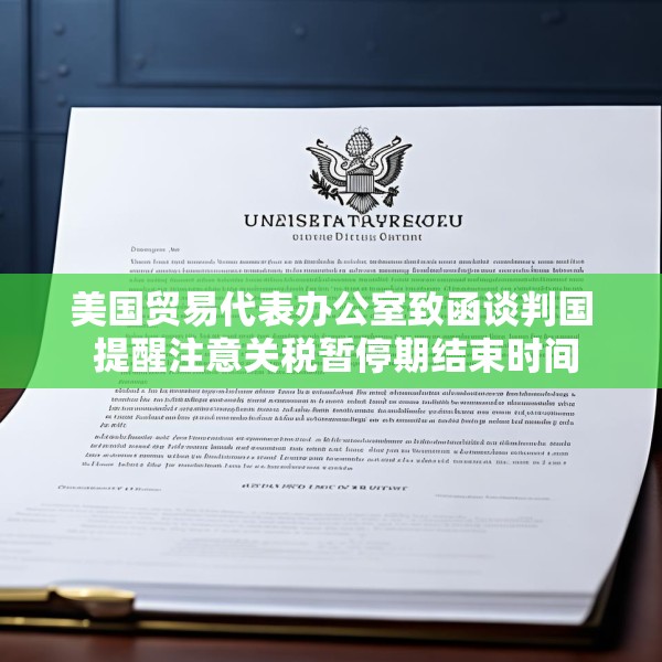 美国贸易代表办公室致函谈判国 提醒注意关税暂停期结束时间