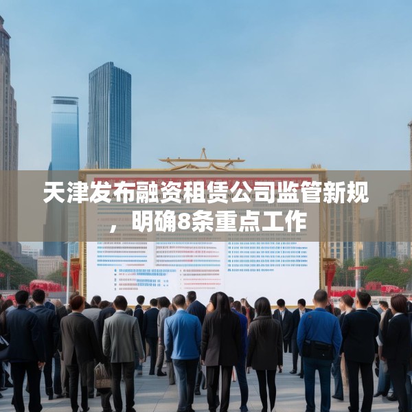 天津发布融资租赁公司监管新规，明确8条重点工作