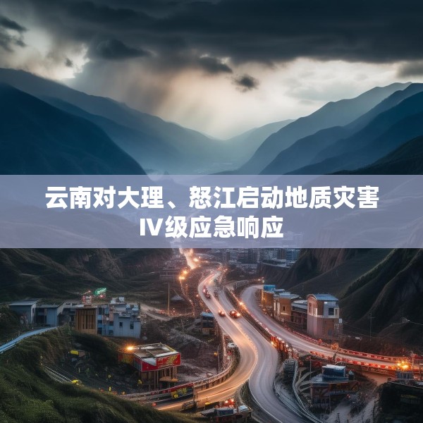 云南对大理、怒江启动地质灾害Ⅳ级应急响应