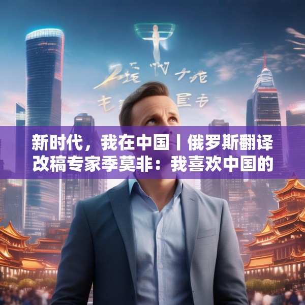 新时代，我在中国丨俄罗斯翻译改稿专家季莫非：我喜欢中国的发展活力