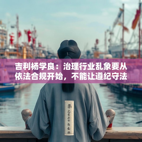 吉利杨学良：治理行业乱象要从依法合规开始，不能让遵纪守法者吃亏
