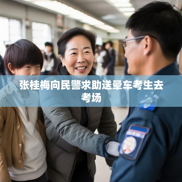 张桂梅向民警求助送晕车考生去考场