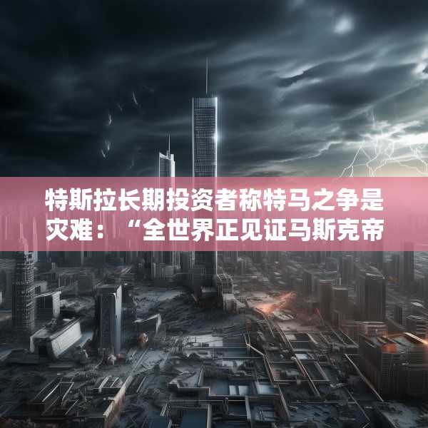 特斯拉长期投资者称特马之争是灾难：“全世界正见证马斯克帝国的瓦解”
