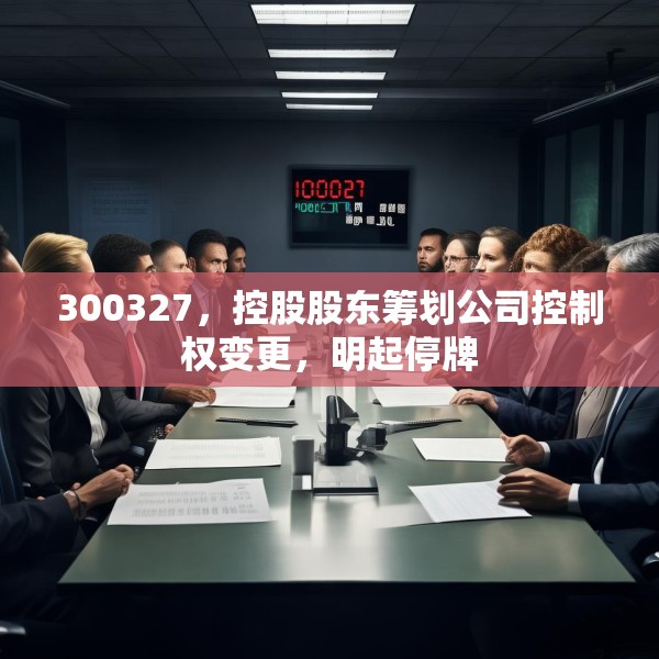 300327，控股股东筹划公司控制权变更，明起停牌