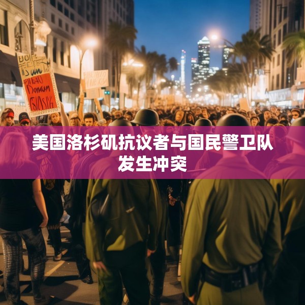 美国洛杉矶抗议者与国民警卫队发生冲突